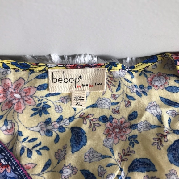 bebop Yellow/Navy Dress Size XL - Picture 2 of 6